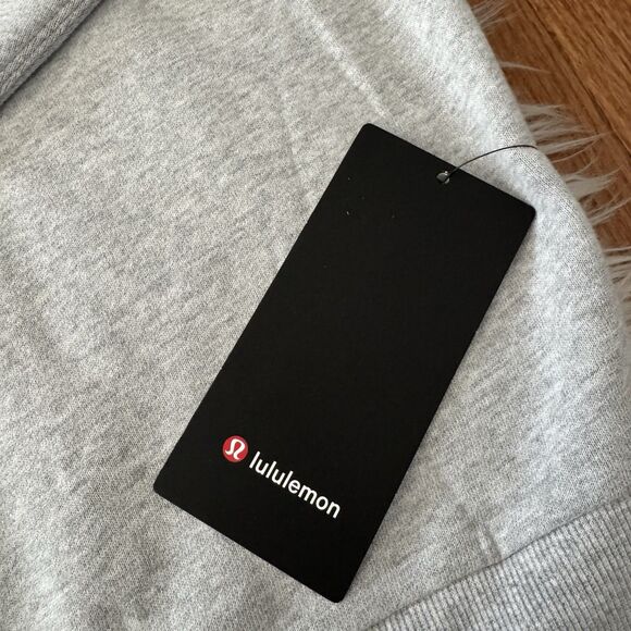 Lululemon Steady State Crew Sweatshirt Mens Medium Gray Fleece Lined Relaxed NWT - Picture 3 of 10